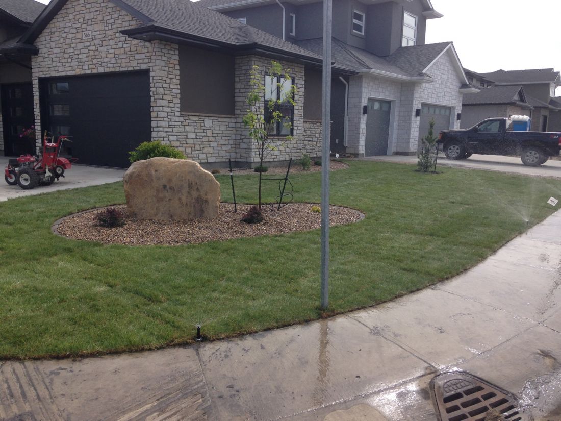 Residential paving stone driveway